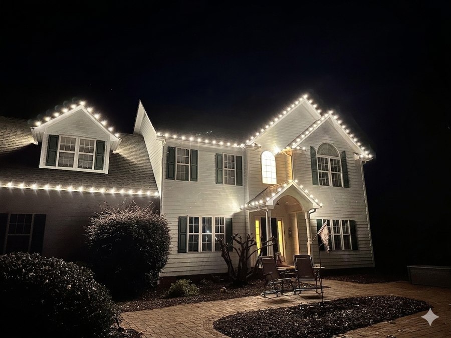 Christmas Lights Installation 2